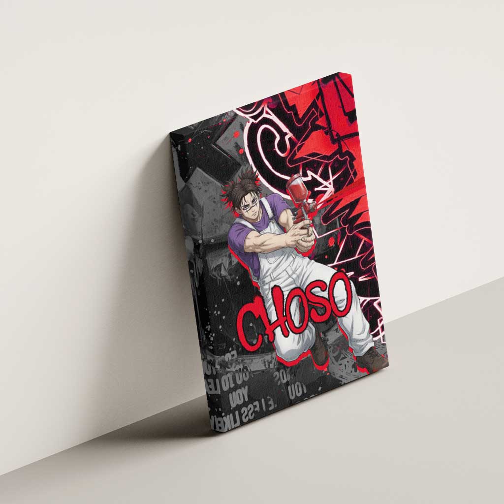 Choso Jujutsu Kaisen Canvas Wall Art Urban Graffiti Street Art Style