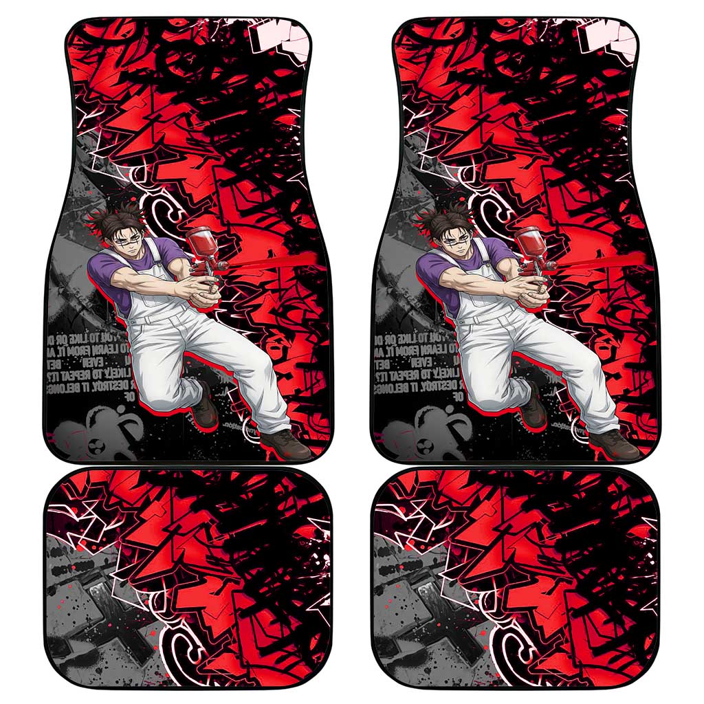 Choso Jujutsu Kaisen Car Mats Urban Graffiti Street Art Style