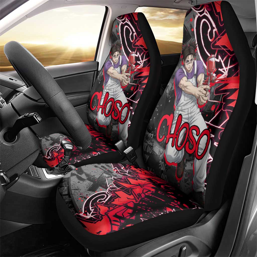 Choso Jujutsu Kaisen Car Seat Cover Urban Graffiti Street Art Style