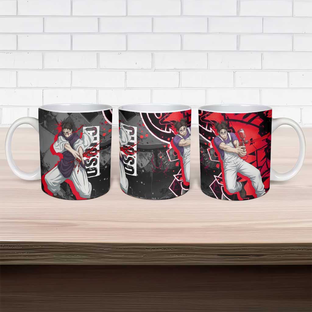 Choso Jujutsu Kaisen Ceramic Mug Urban Graffiti Street Art Style