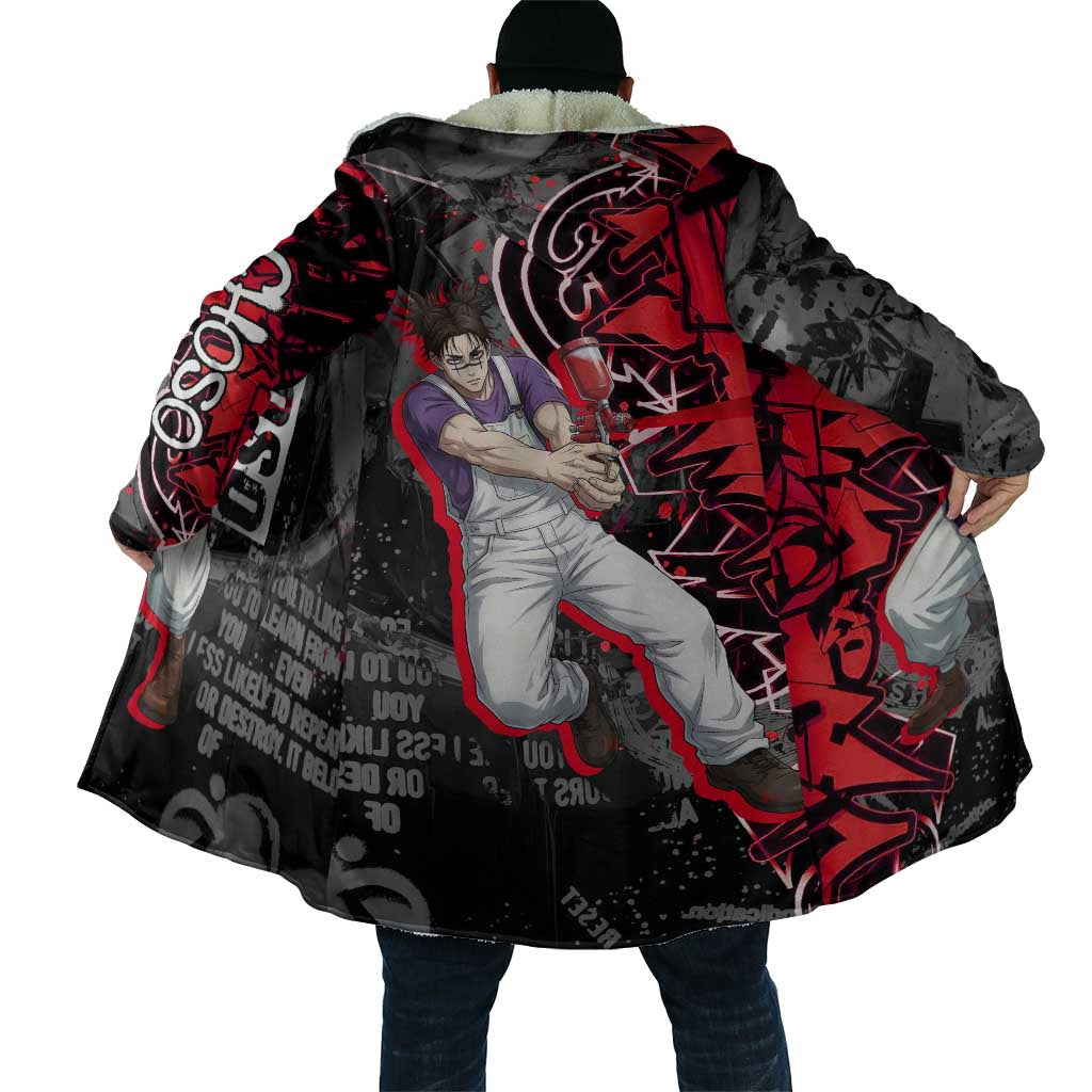 Choso Jujutsu Kaisen Cloak Urban Graffiti Street Art Style