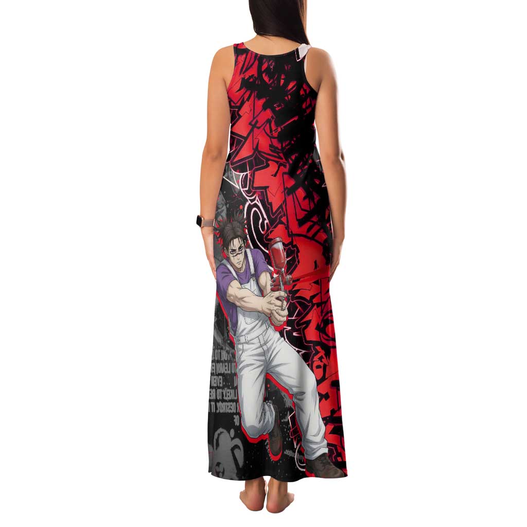 Choso Jujutsu Kaisen Family Matching Tank Maxi Dress and Hawaiian Shirt Urban Graffiti Street Art Style