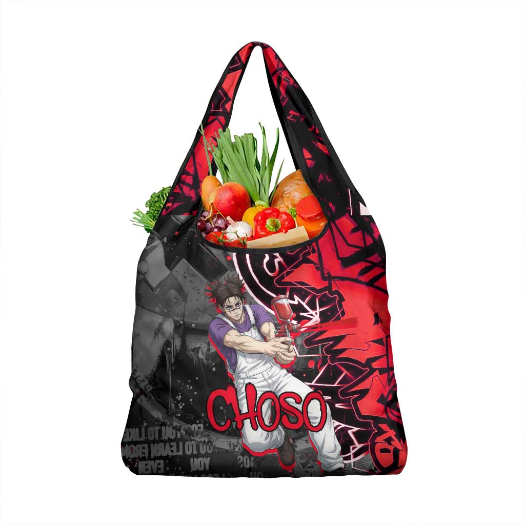 Choso Jujutsu Kaisen Grocery Bag Urban Graffiti Street Art Style