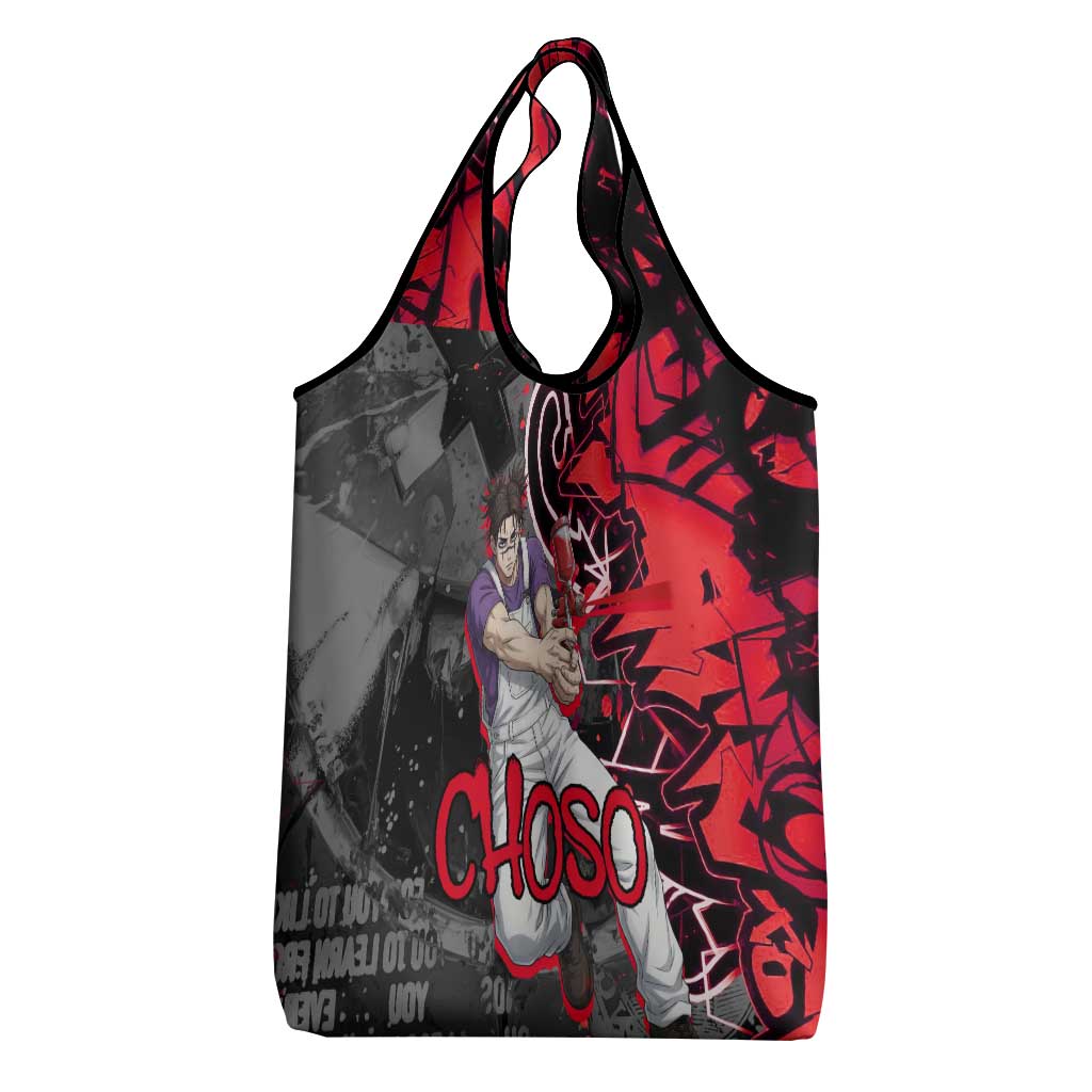 Choso Jujutsu Kaisen Grocery Bag Urban Graffiti Street Art Style