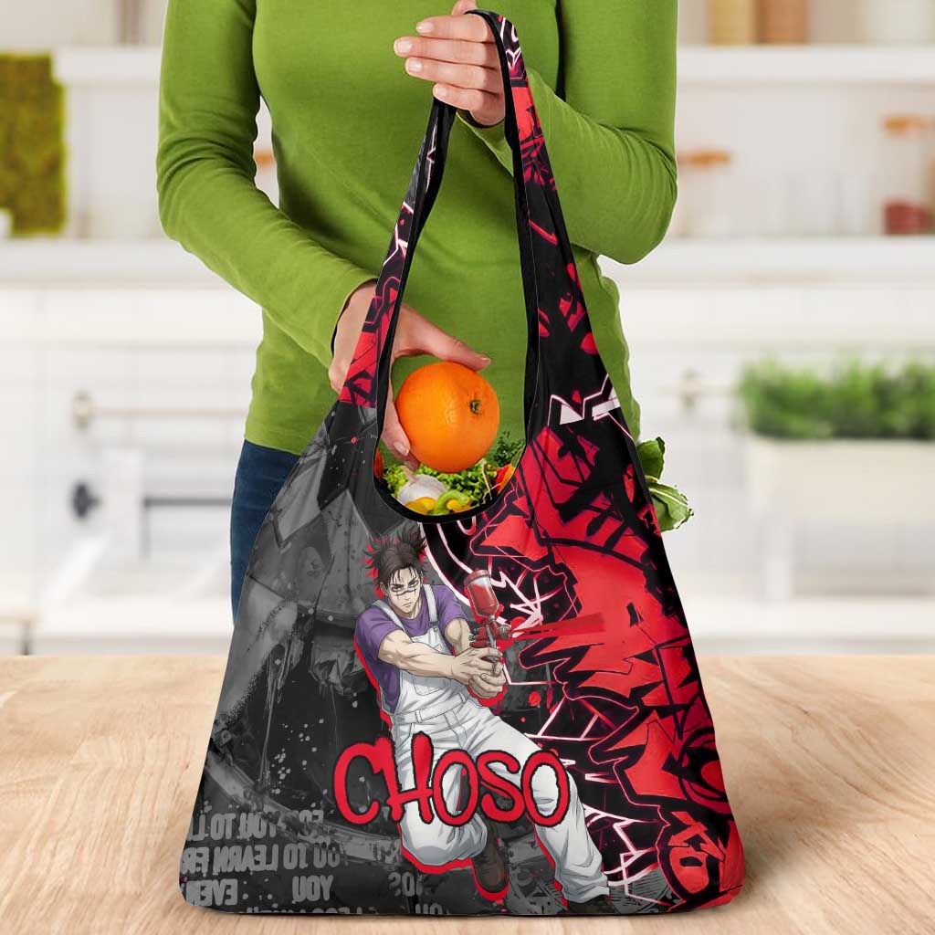 Choso Jujutsu Kaisen Grocery Bag Urban Graffiti Street Art Style