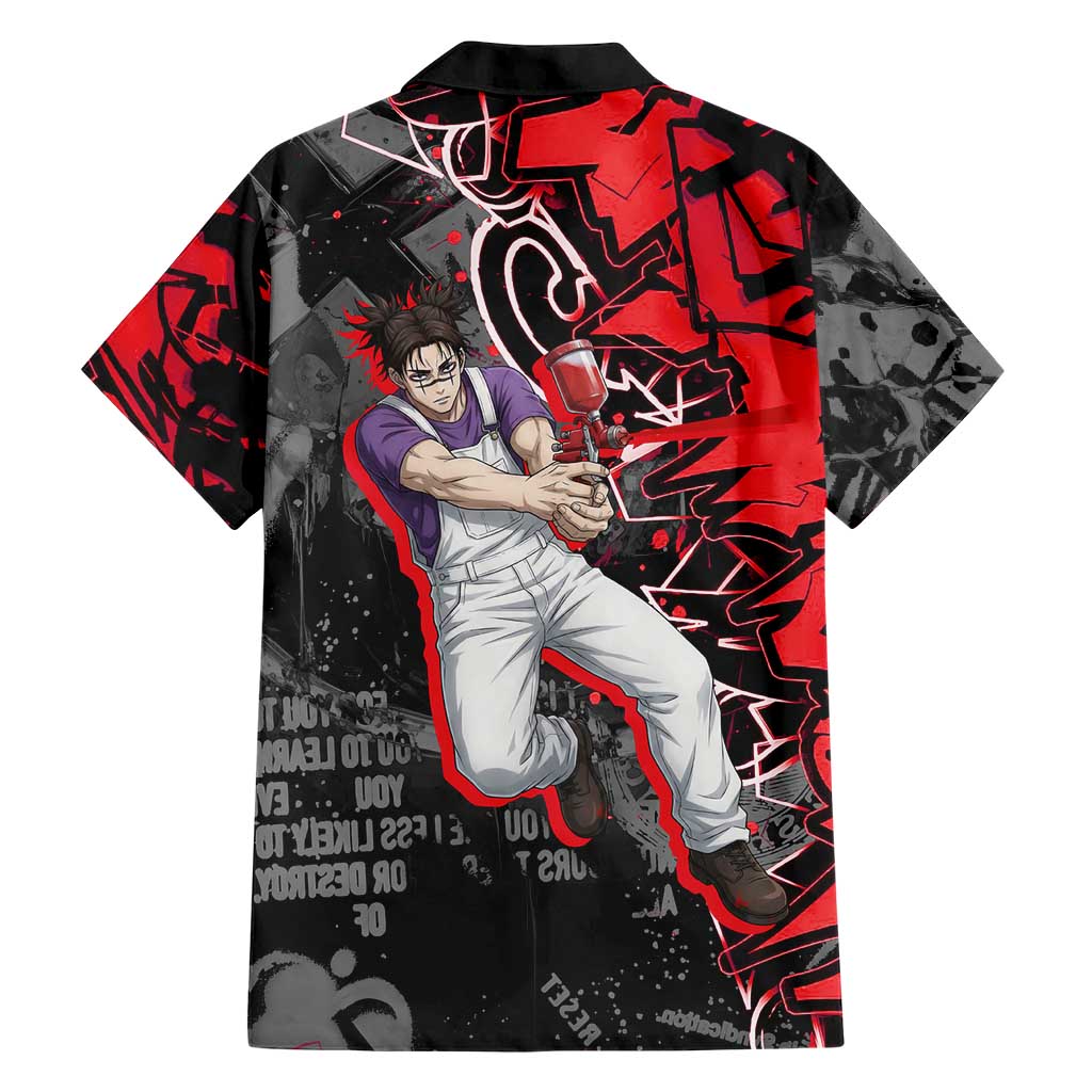 Choso Jujutsu Kaisen Hawaiian Shirt Urban Graffiti Street Art Style