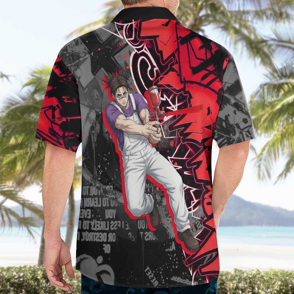 Choso Jujutsu Kaisen Hawaiian Shirt Urban Graffiti Street Art Style