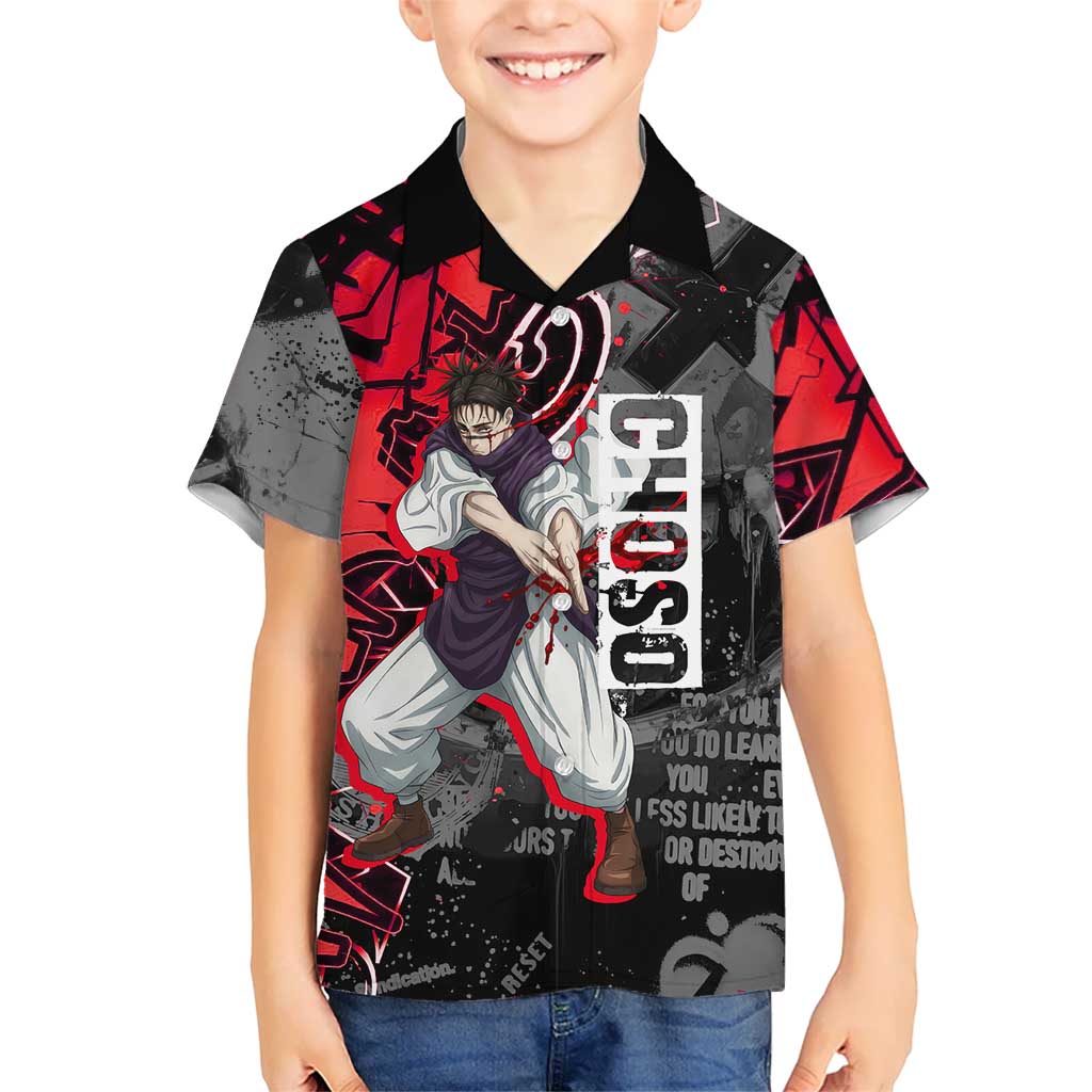Choso Jujutsu Kaisen Hawaiian Shirt Urban Graffiti Street Art Style