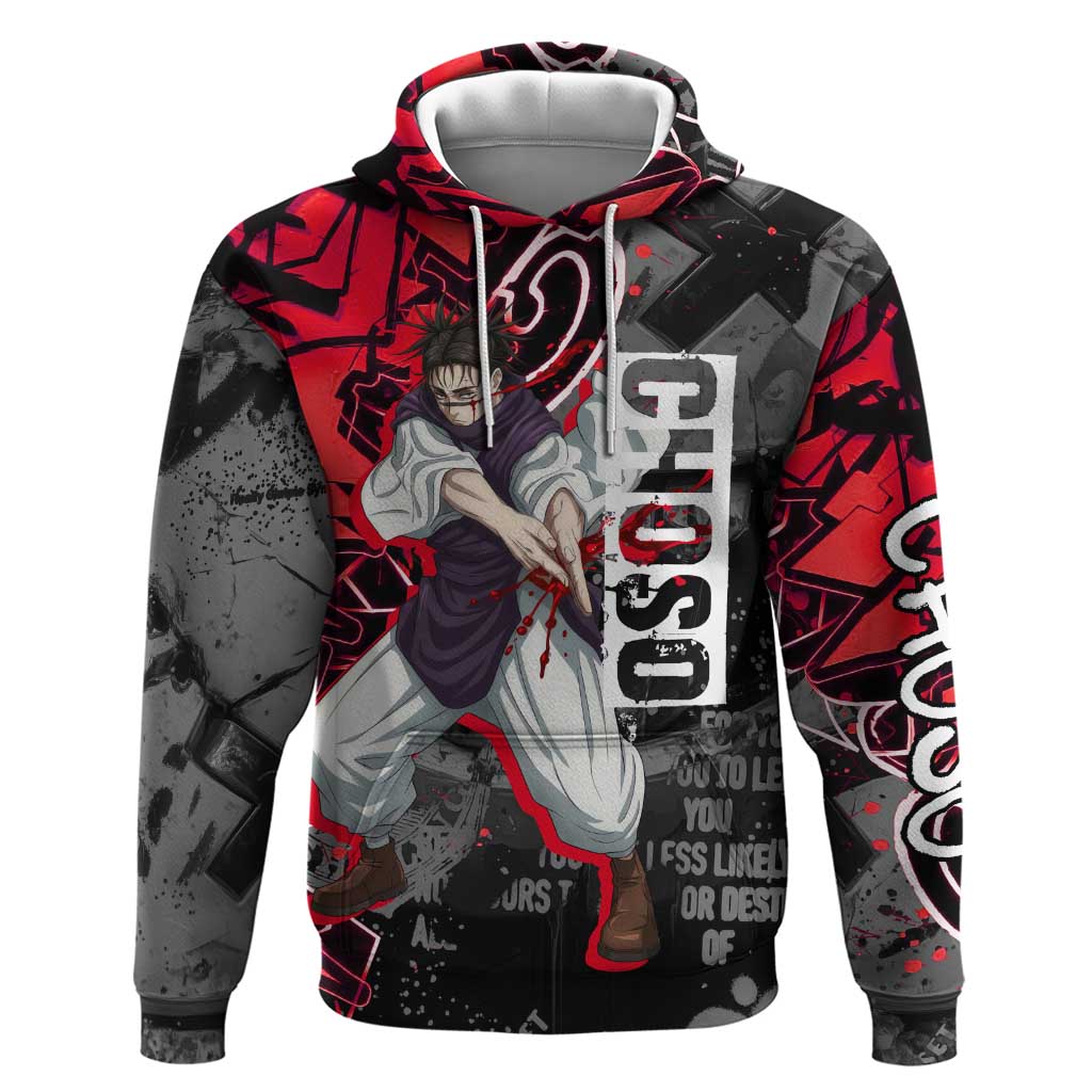 Choso Jujutsu Kaisen Hoodie Urban Graffiti Street Art Style