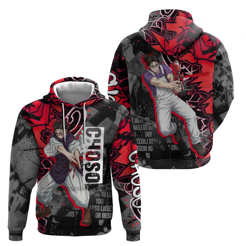 Choso Jujutsu Kaisen Hoodie Urban Graffiti Street Art Style