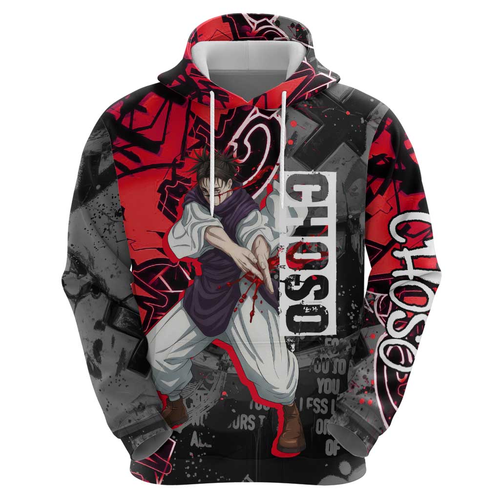 Choso Jujutsu Kaisen Hoodie Urban Graffiti Street Art Style