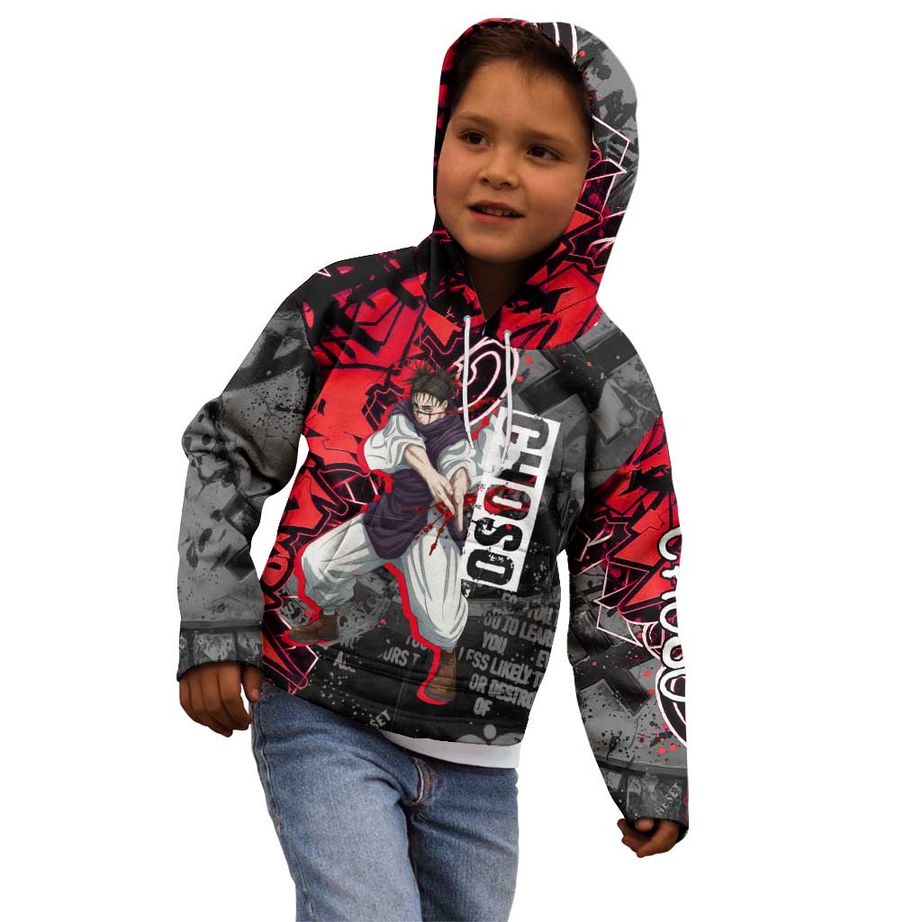 Choso Jujutsu Kaisen Kid Hoodie Urban Graffiti Street Art Style