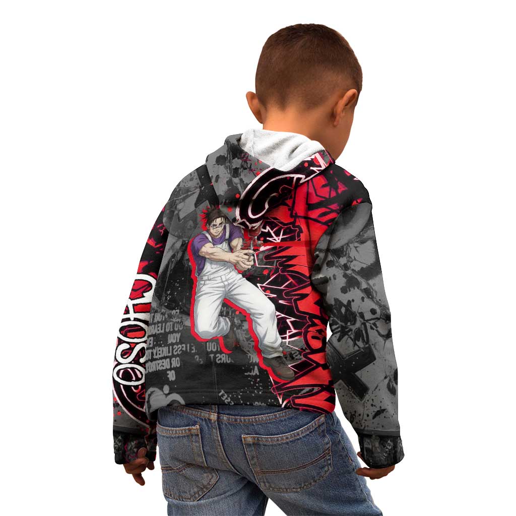 Choso Jujutsu Kaisen Kid Hoodie Urban Graffiti Street Art Style