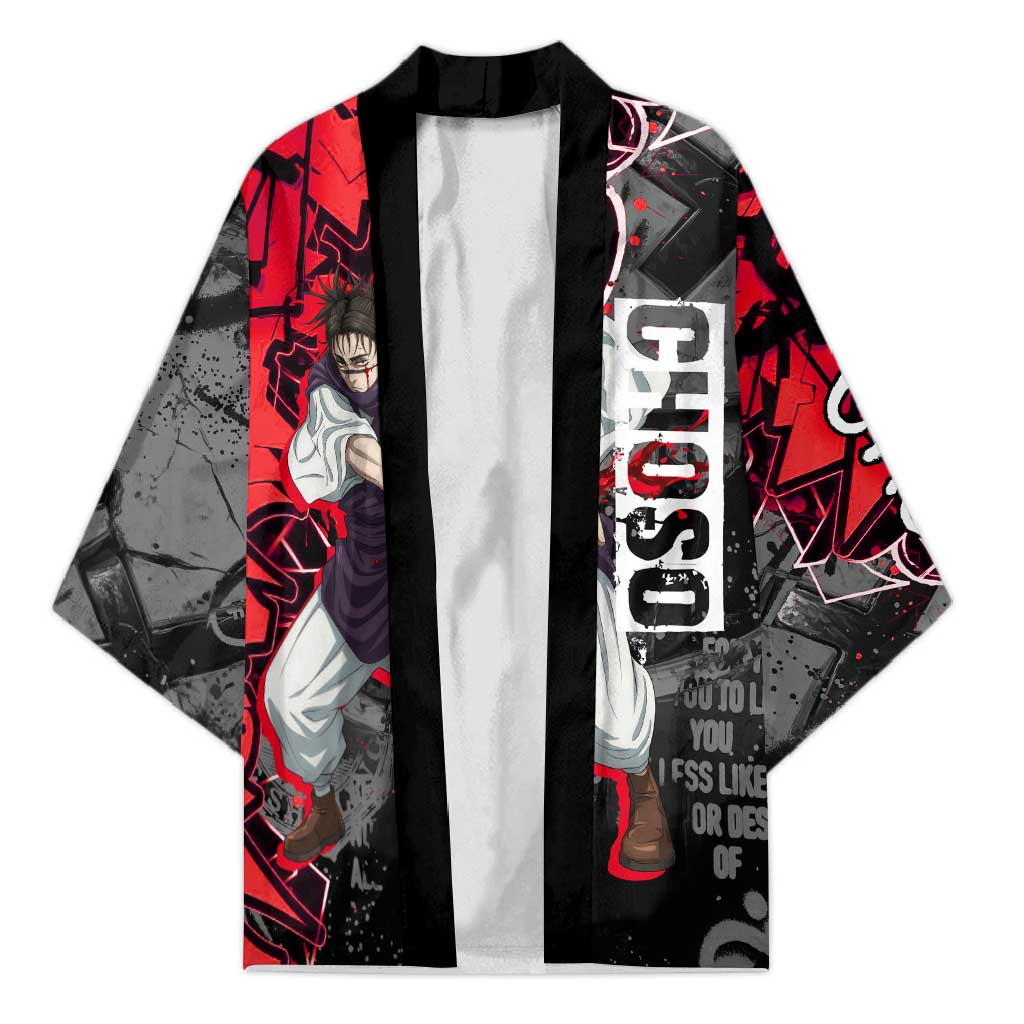 Choso Jujutsu Kaisen Kimono Urban Graffiti Street Art Style