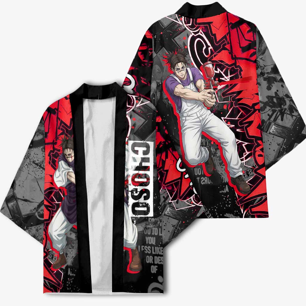 Choso Jujutsu Kaisen Kimono Urban Graffiti Street Art Style