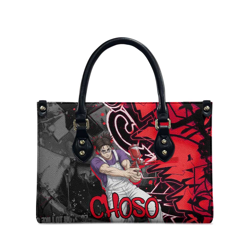 Choso Jujutsu Kaisen Leather Bag Urban Graffiti Street Art Style