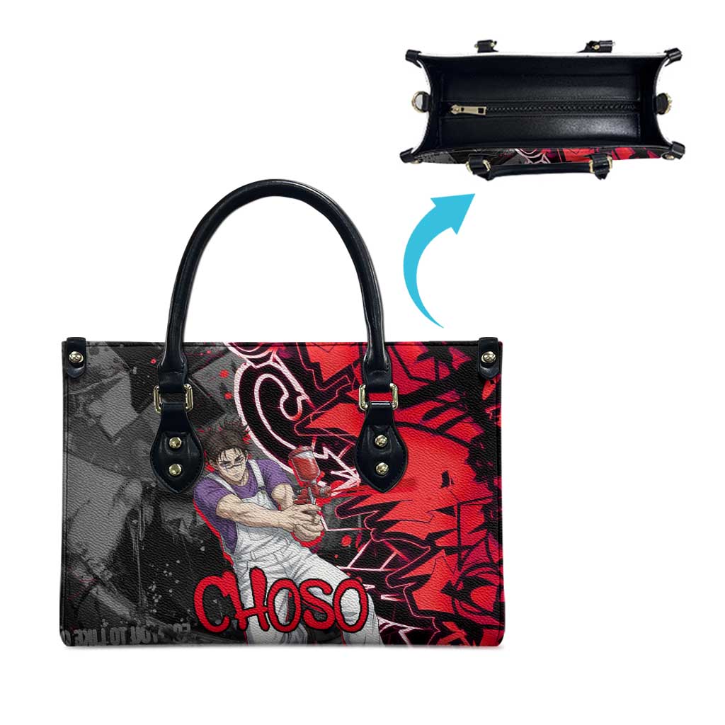Choso Jujutsu Kaisen Leather Bag Urban Graffiti Street Art Style