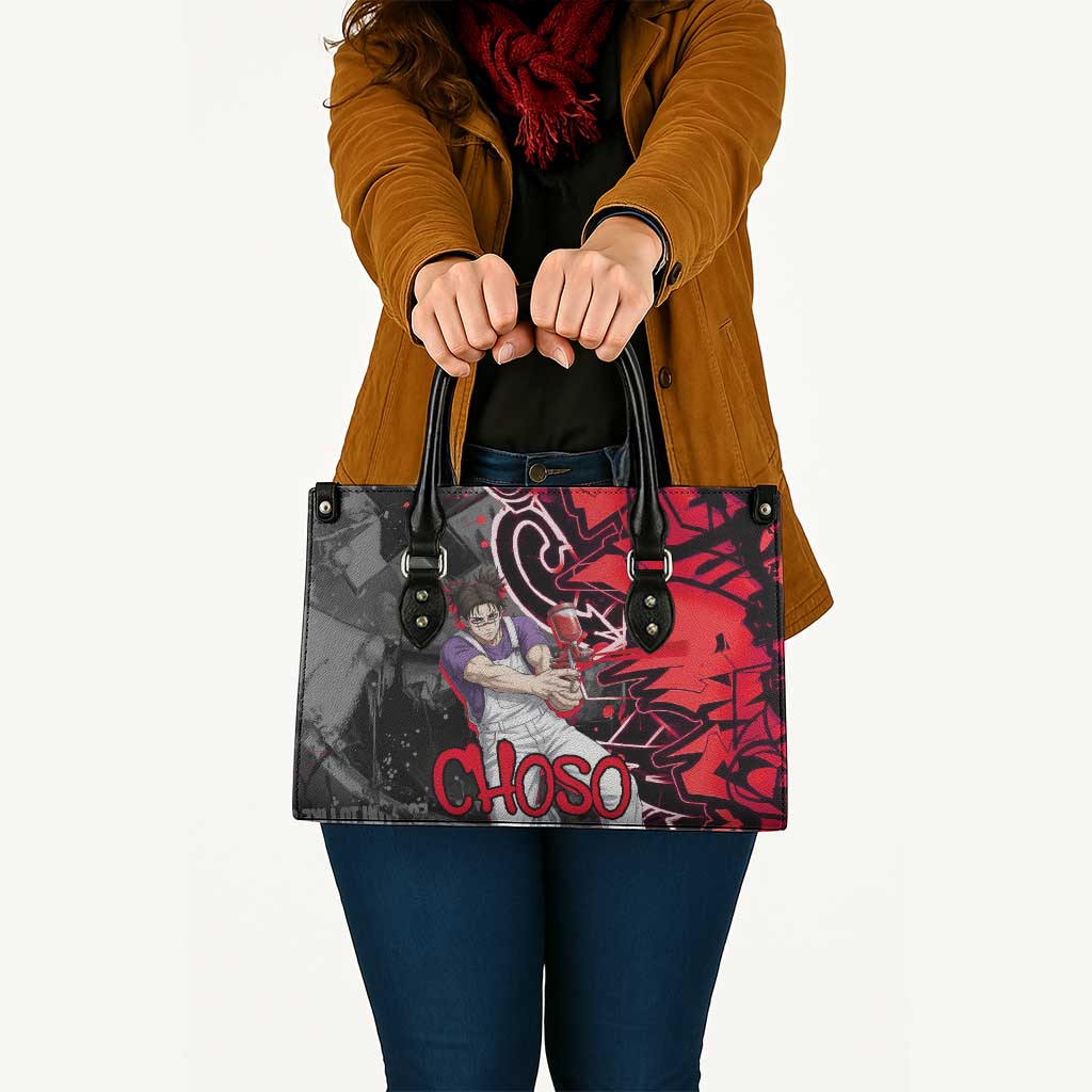 Choso Jujutsu Kaisen Leather Bag Urban Graffiti Street Art Style