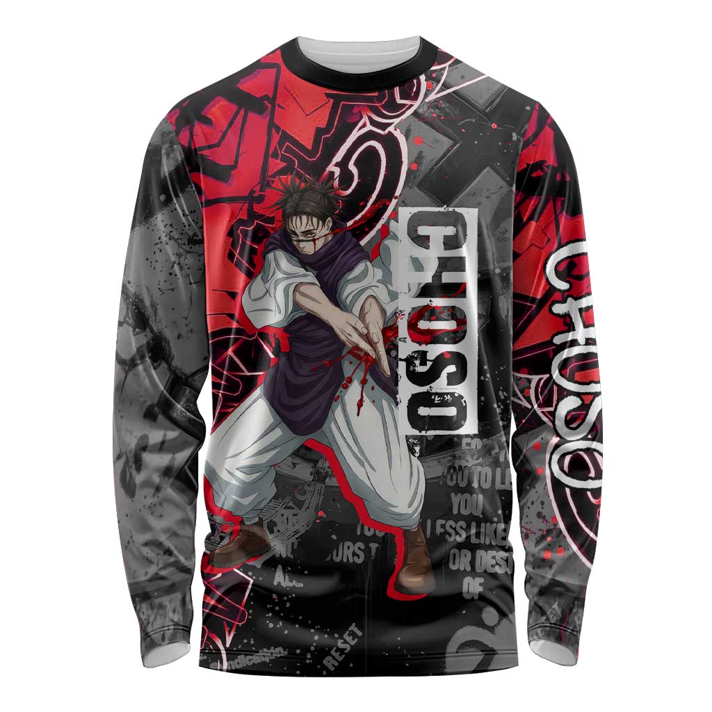 Choso Jujutsu Kaisen Long Sleeve Shirt Urban Graffiti Street Art Style