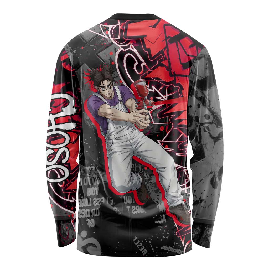Choso Jujutsu Kaisen Long Sleeve Shirt Urban Graffiti Street Art Style