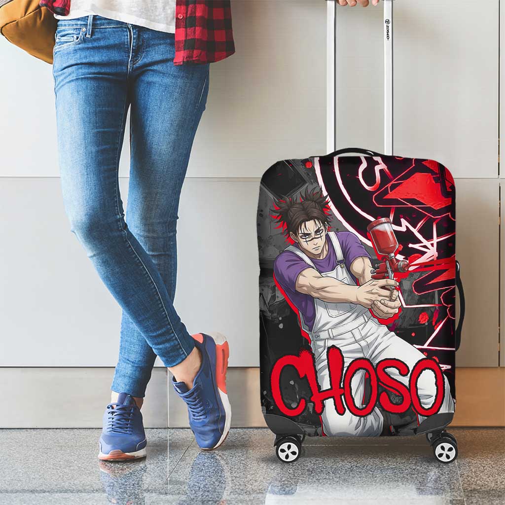 Choso Jujutsu Kaisen Luggage Cover Urban Graffiti Street Art Style