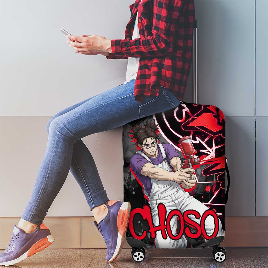 Choso Jujutsu Kaisen Luggage Cover Urban Graffiti Street Art Style