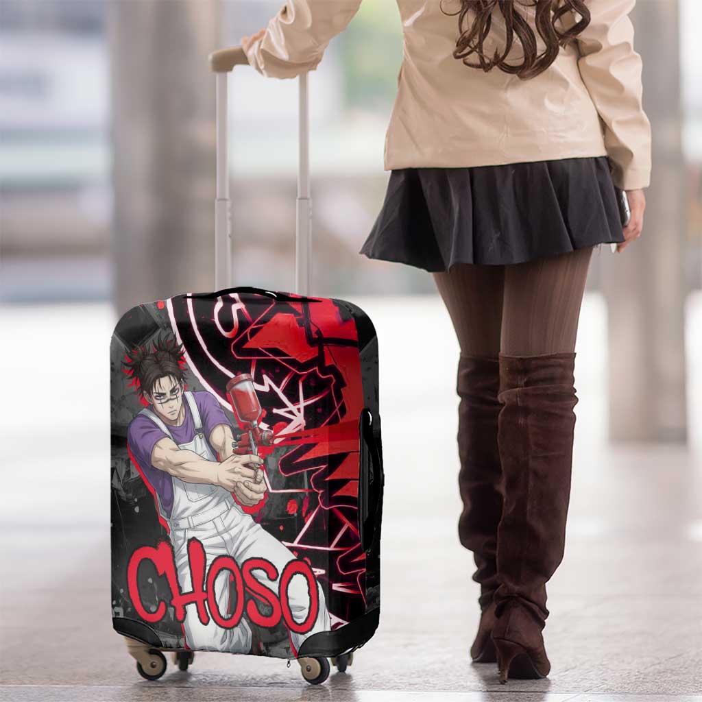 Choso Jujutsu Kaisen Luggage Cover Urban Graffiti Street Art Style