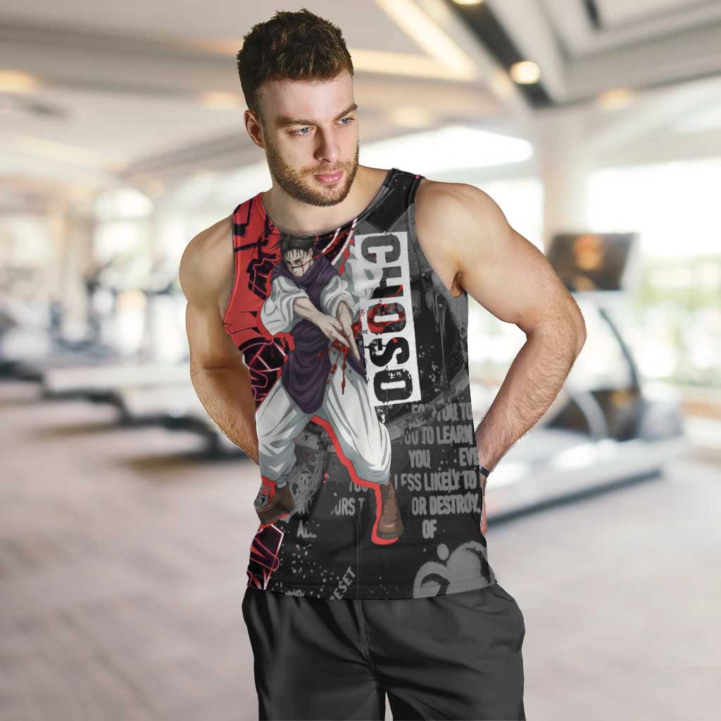 Choso Jujutsu Kaisen Men Tank Top Urban Graffiti Street Art Style