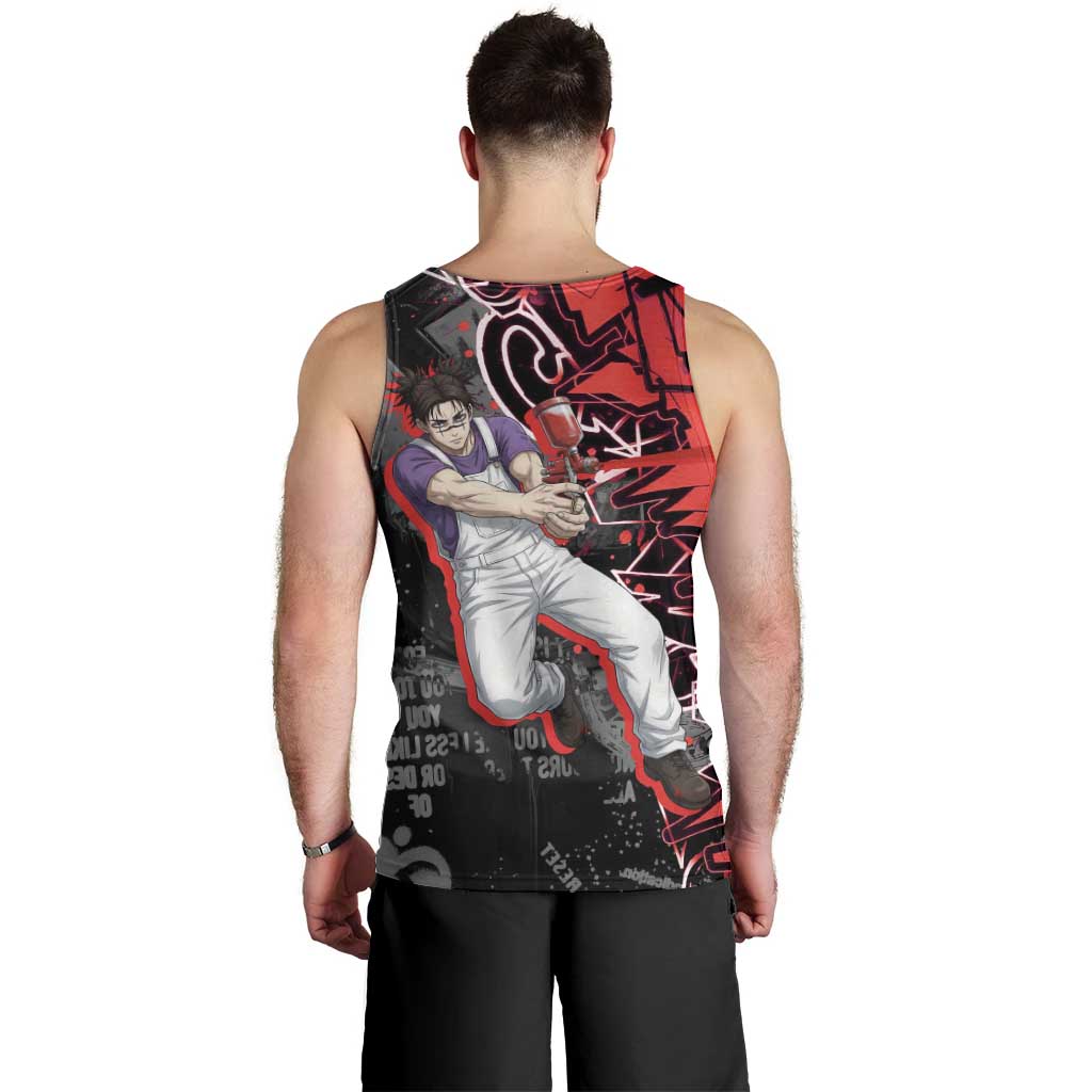 Choso Jujutsu Kaisen Men Tank Top Urban Graffiti Street Art Style