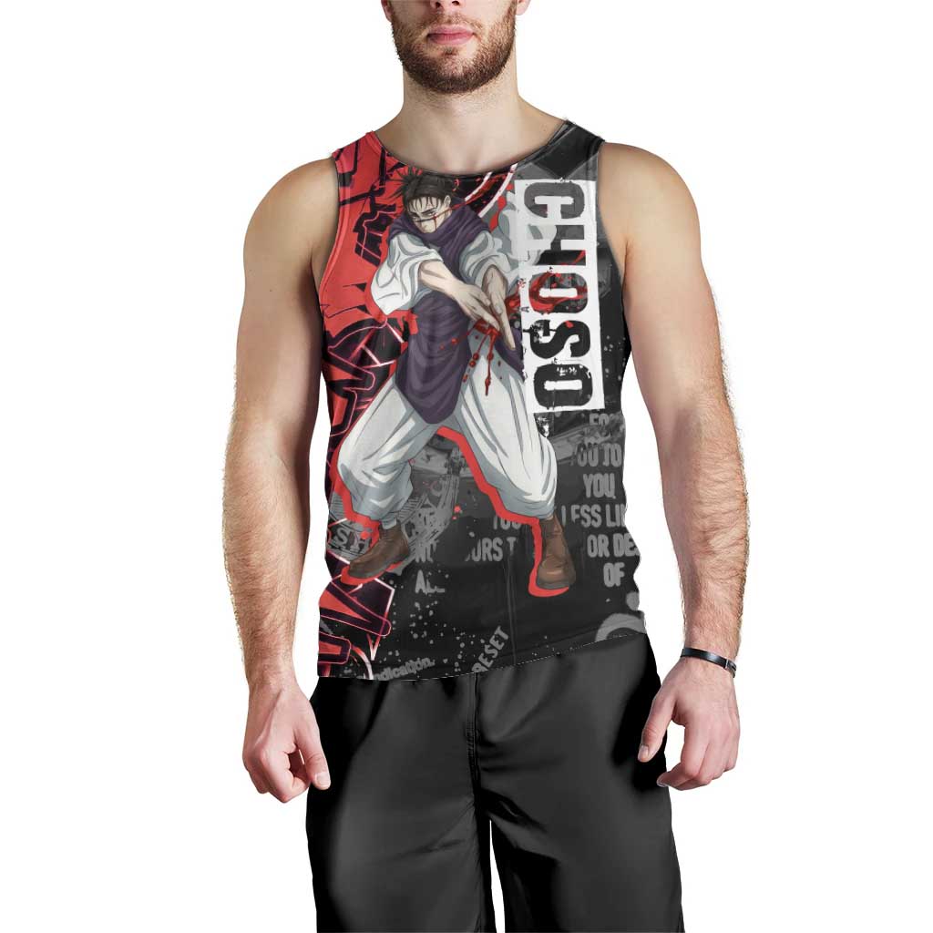 Choso Jujutsu Kaisen Men Tank Top Urban Graffiti Street Art Style