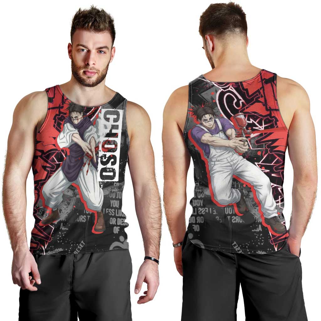 Choso Jujutsu Kaisen Men Tank Top Urban Graffiti Street Art Style