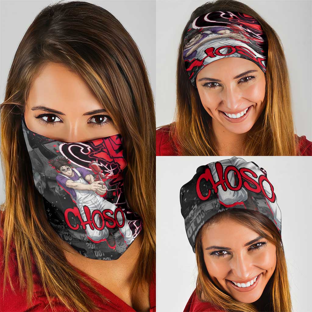 Choso Jujutsu Kaisen Neck Gaiter Urban Graffiti Street Art Style