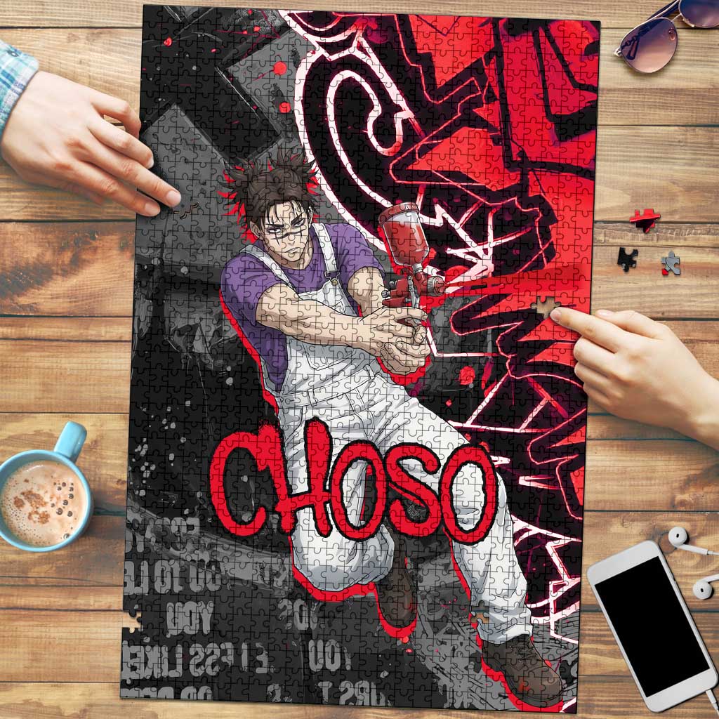 Choso Jujutsu Kaisen Puzzle Urban Graffiti Street Art Style