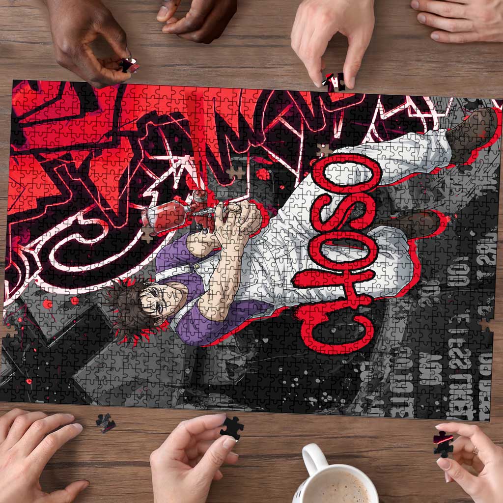Choso Jujutsu Kaisen Puzzle Urban Graffiti Street Art Style