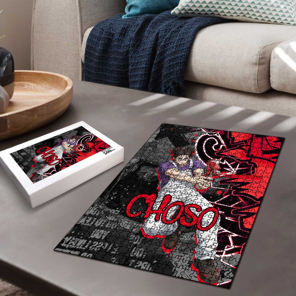 Choso Jujutsu Kaisen Puzzle Urban Graffiti Street Art Style