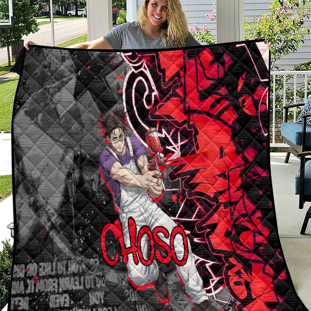 Choso Jujutsu Kaisen Quilt Urban Graffiti Street Art Style