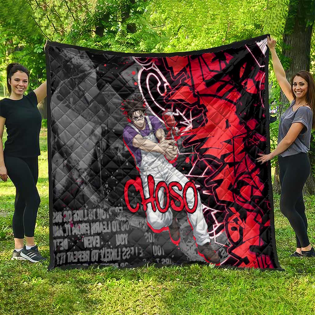 Choso Jujutsu Kaisen Quilt Urban Graffiti Street Art Style