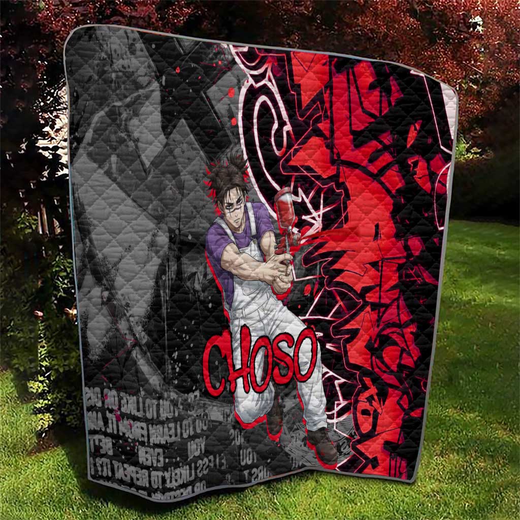 Choso Jujutsu Kaisen Quilt Urban Graffiti Street Art Style