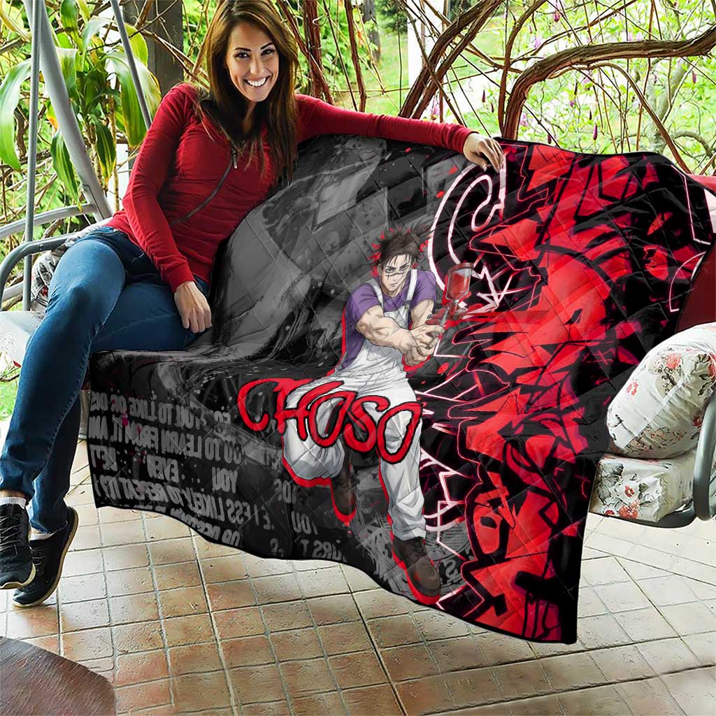 Choso Jujutsu Kaisen Quilt Urban Graffiti Street Art Style
