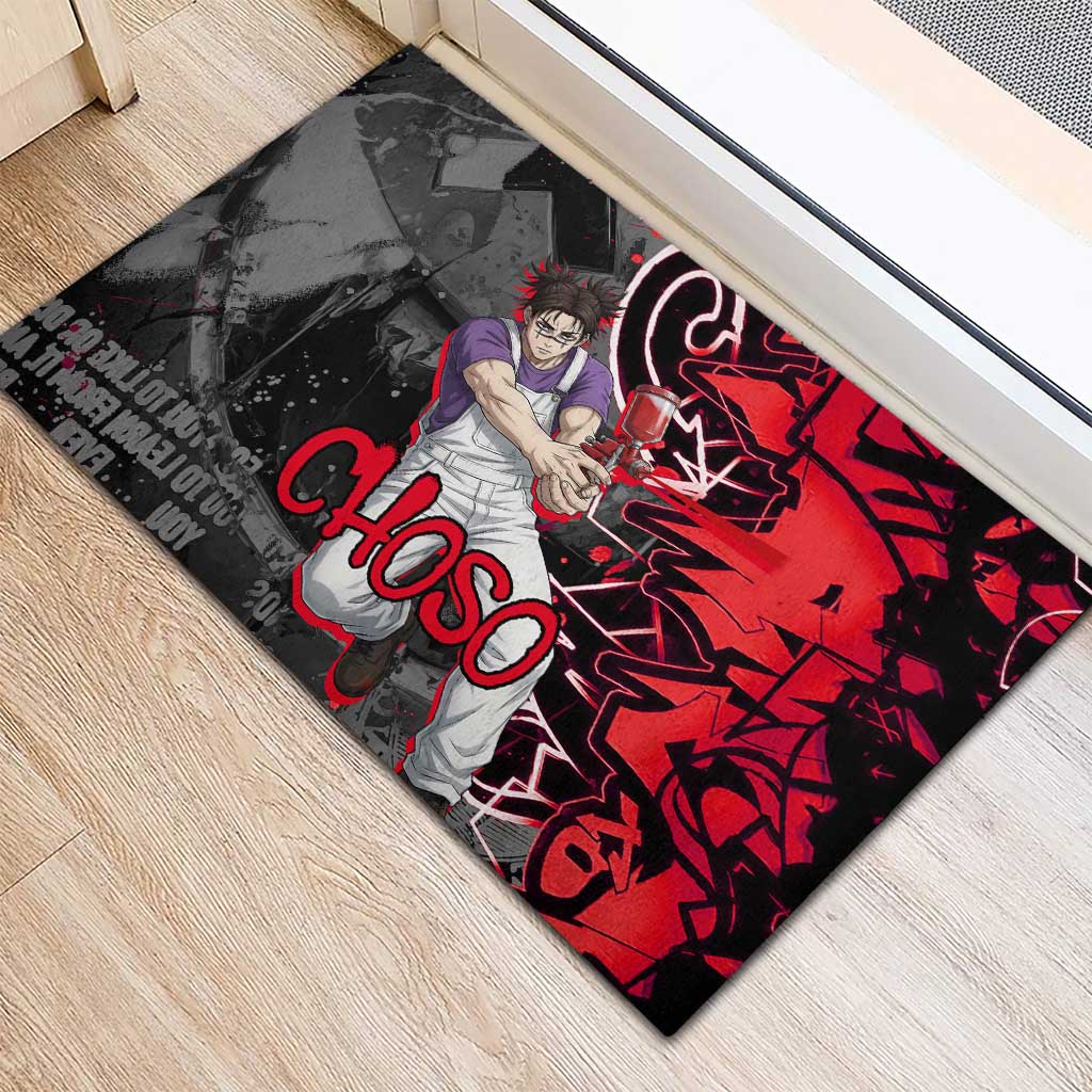 Choso Jujutsu Kaisen Rubber Doormat Urban Graffiti Street Art Style