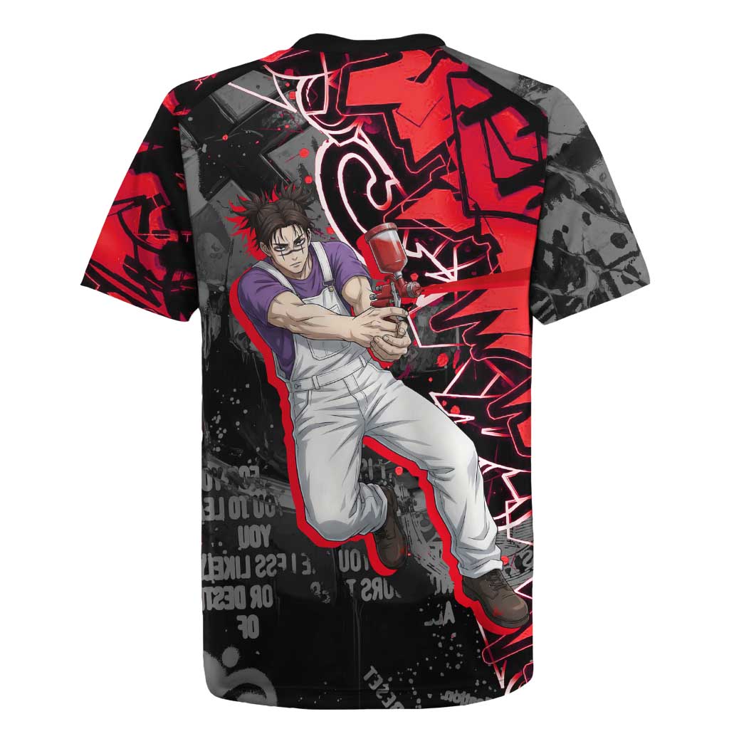 Choso Jujutsu Kaisen Rugby Jersey Urban Graffiti Street Art Style