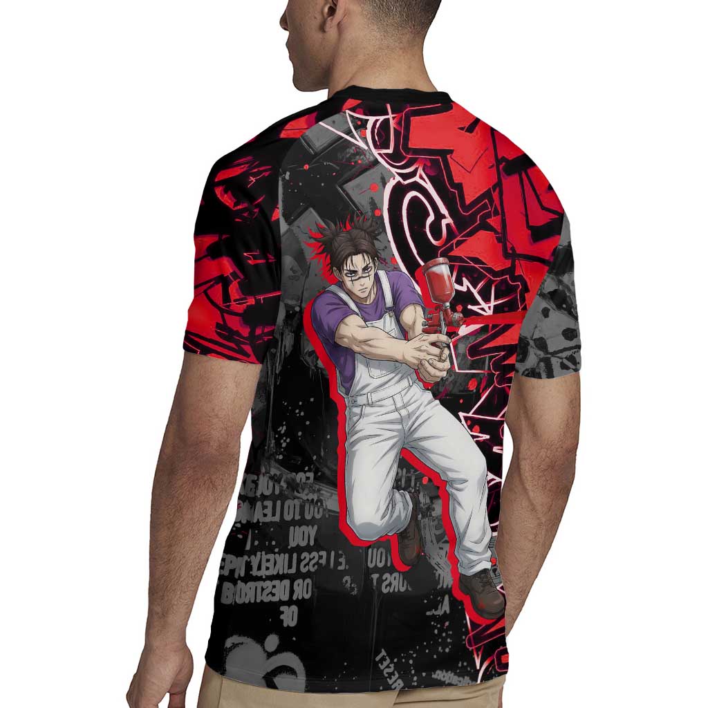 Choso Jujutsu Kaisen Rugby Jersey Urban Graffiti Street Art Style