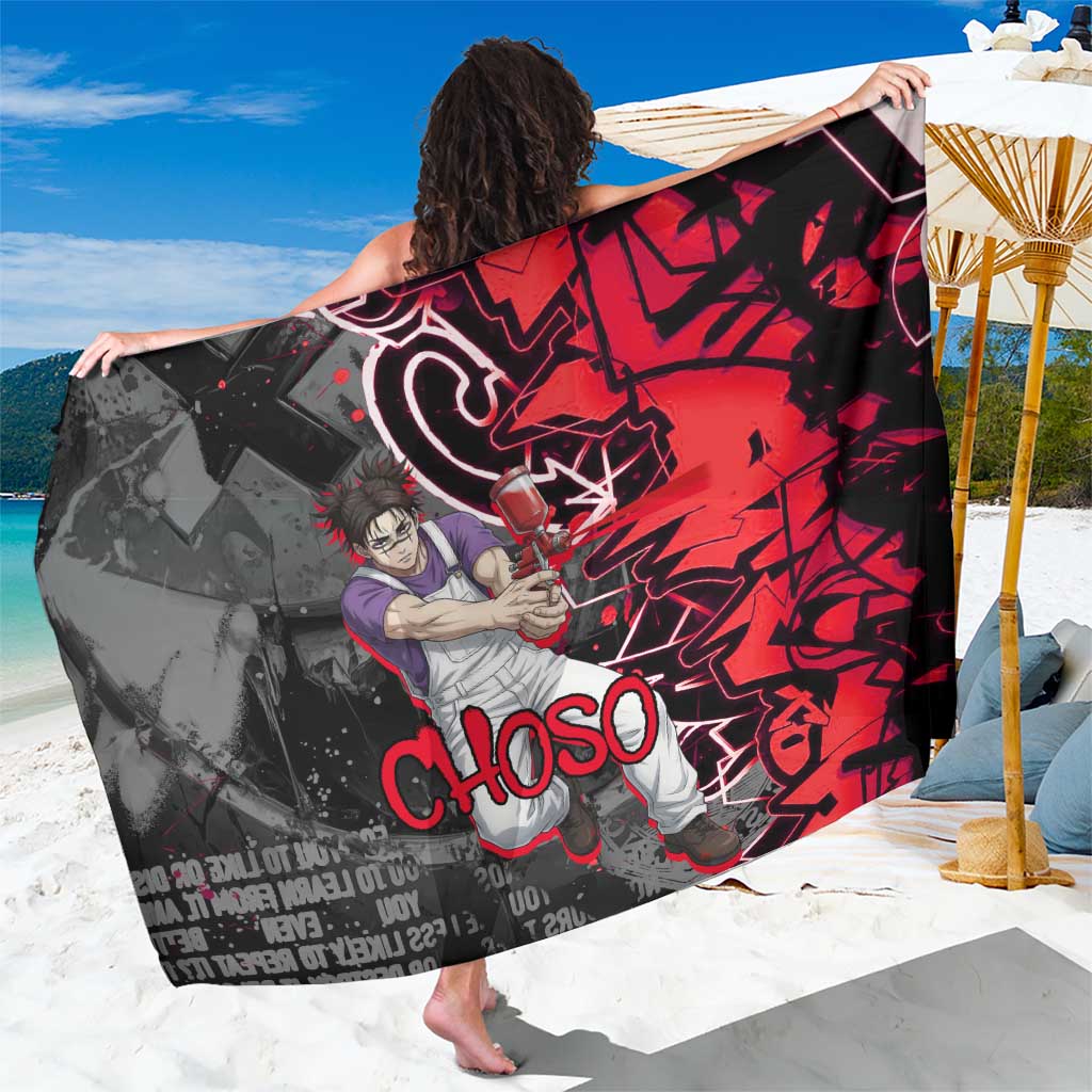 Choso Jujutsu Kaisen Sarong Urban Graffiti Street Art Style