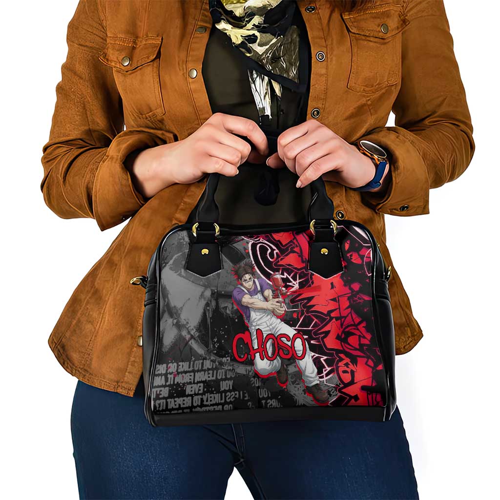 Choso Jujutsu Kaisen Shoulder Handbag Urban Graffiti Street Art Style