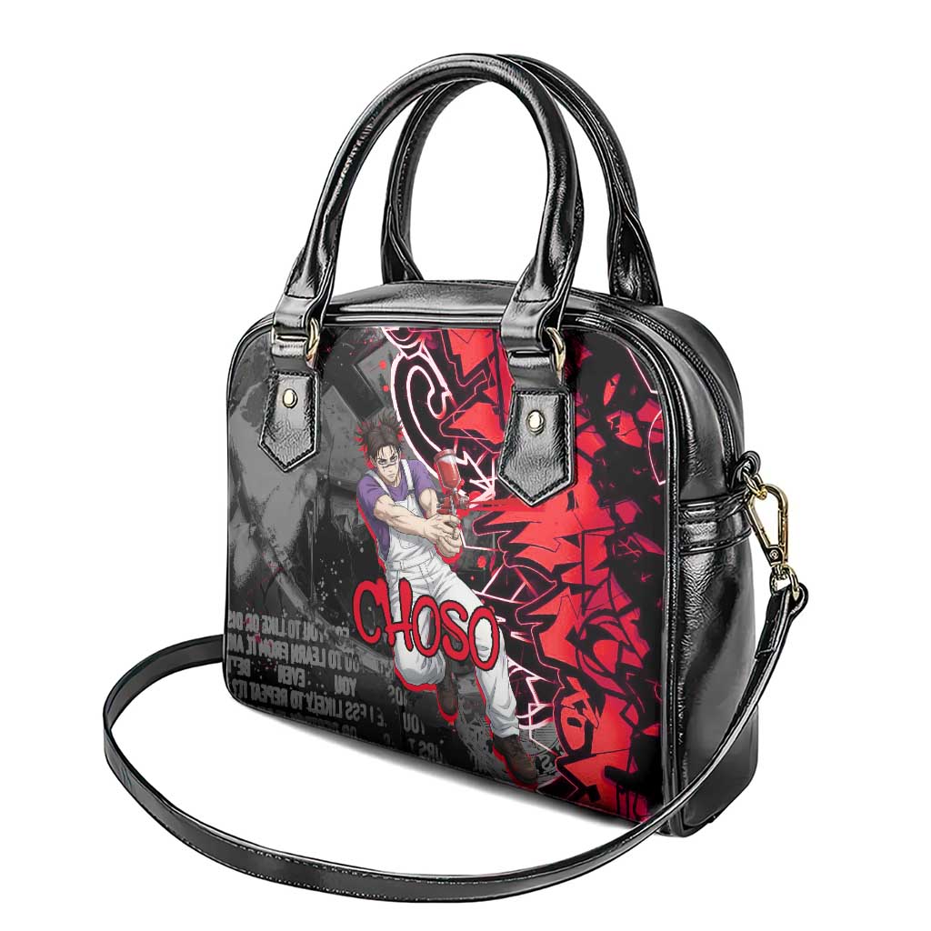 Choso Jujutsu Kaisen Shoulder Handbag Urban Graffiti Street Art Style