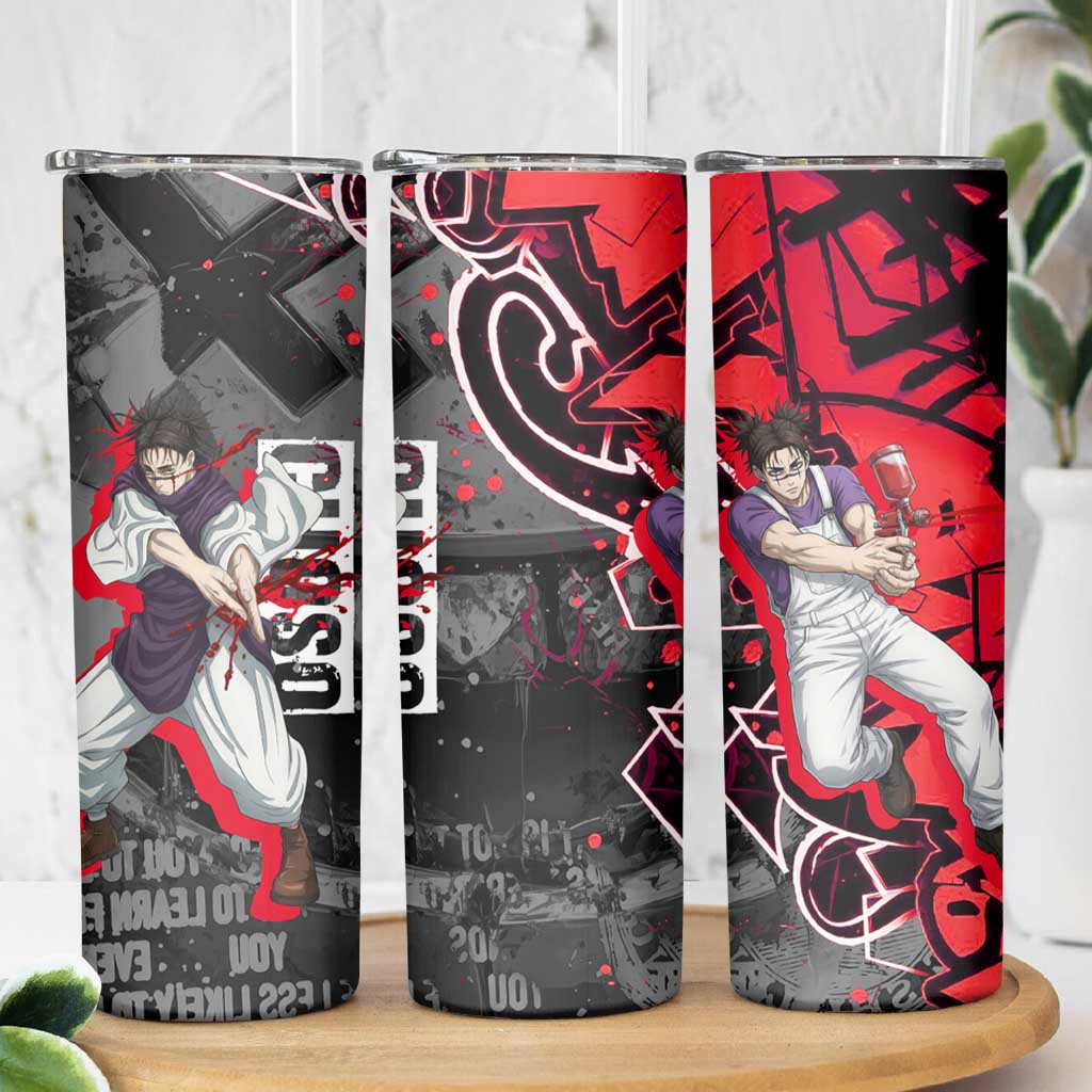 Choso Jujutsu Kaisen Skinny Tumbler Urban Graffiti Street Art Style
