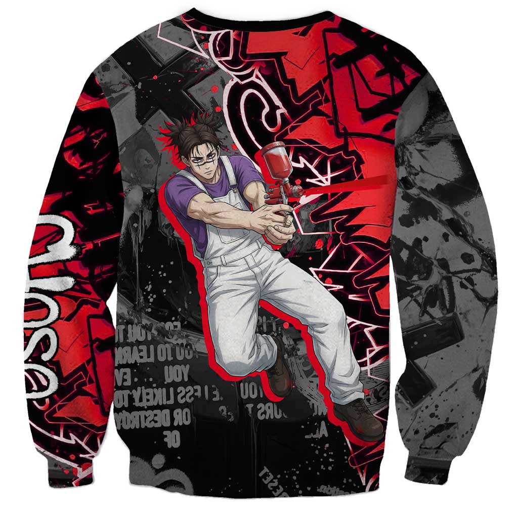 Choso Jujutsu Kaisen Sweatshirt Urban Graffiti Street Art Style
