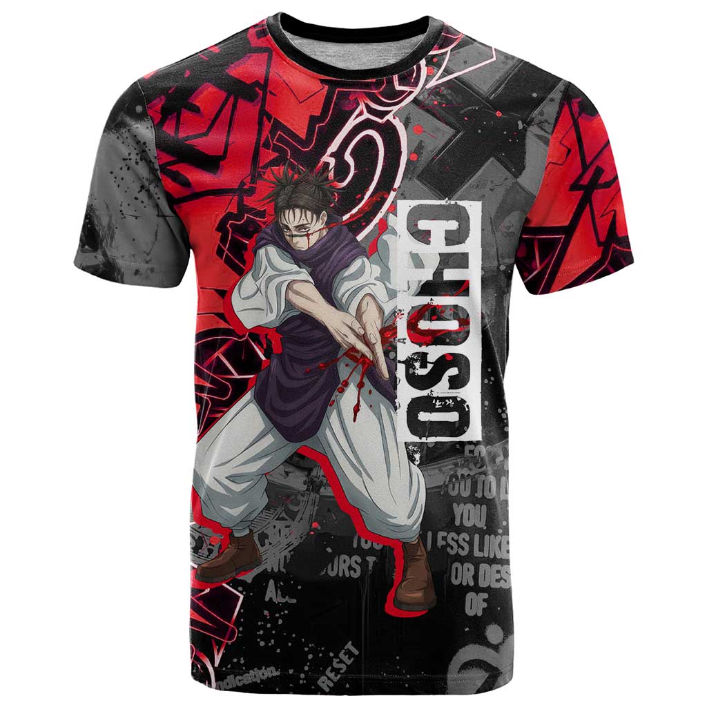 Choso Jujutsu Kaisen T Shirt Urban Graffiti Street Art Style