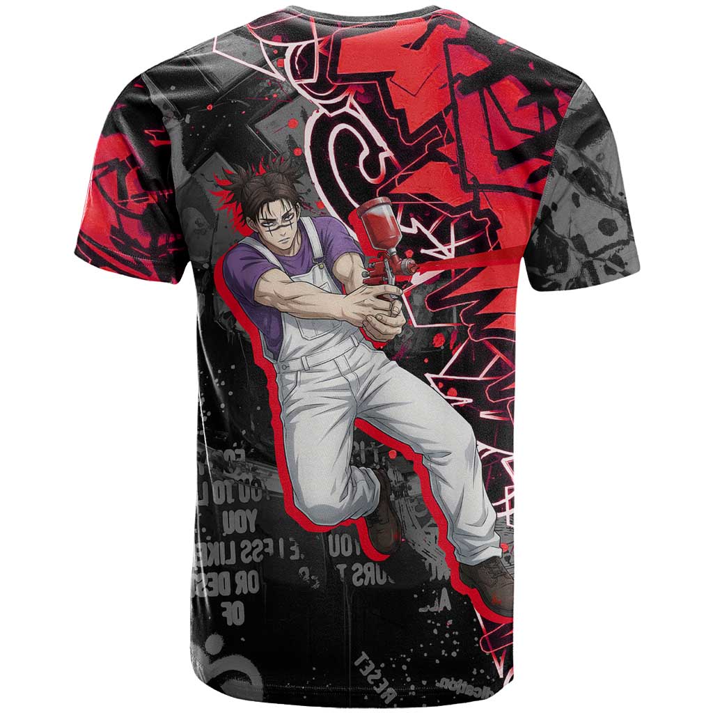 Choso Jujutsu Kaisen T Shirt Urban Graffiti Street Art Style