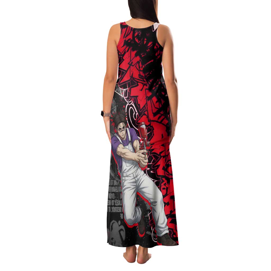 Choso Jujutsu Kaisen Tank Maxi Dress Urban Graffiti Street Art Style